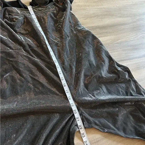 H:ours Simone Jumpsuit in Silver Revolve Sz XL New Years Party Club Going Out