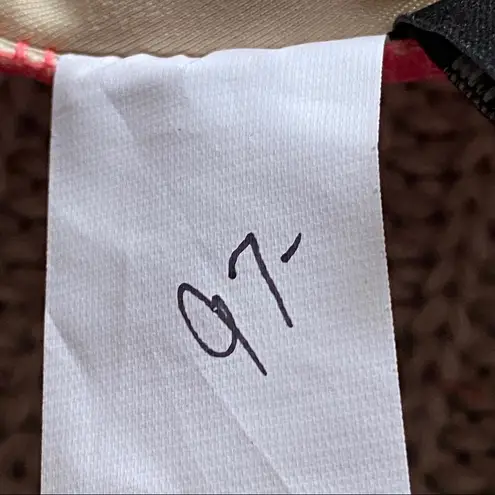 Tibi pink lime green white bikini top small NWT