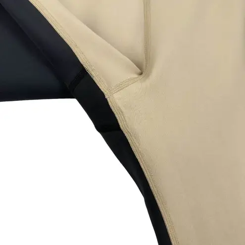 TAN LINES BY SIVAN AYLA Melrose Athletic Set M Black Beige Colorblock Crossback Size M