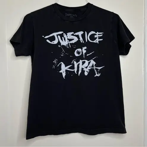Netflix Death Note Justice of Kira Anime Black T Shirt Size Small Unisex