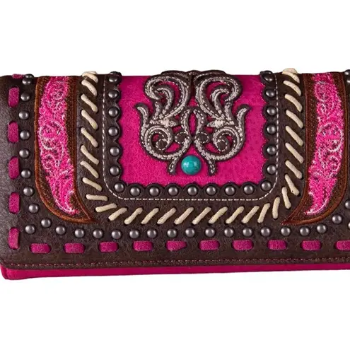 Montana West Western Scroll Women’s Wallet Wristlet