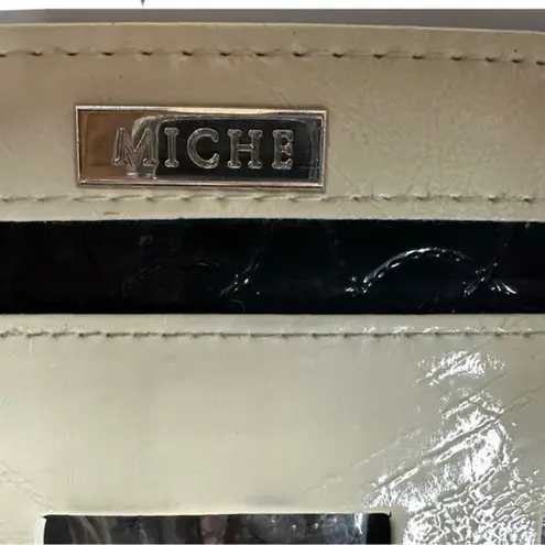 Miche Purse‎ Shell Skin Cover Only Black Tan Graphic Retired?