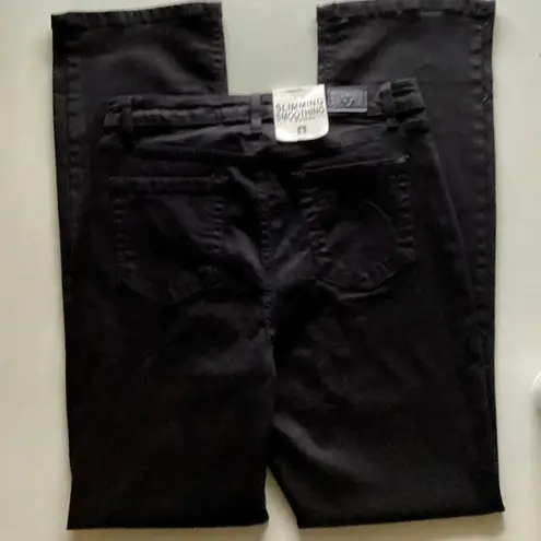 Anne Klein New  Womens Slimming High-Rise Boot Cut Black Jeans Size 10