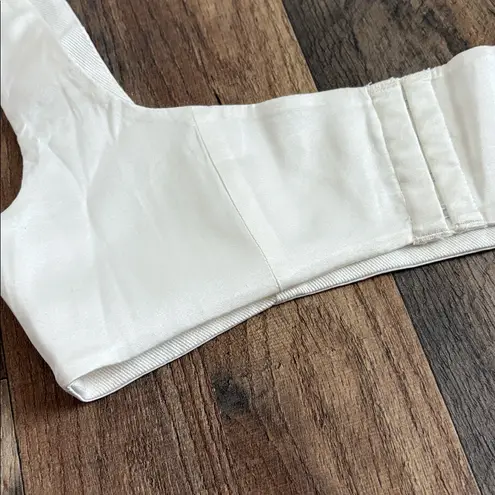 SKIMS New Bridal Silk Lingerie Corset Square Neck Top Ivory Size XS