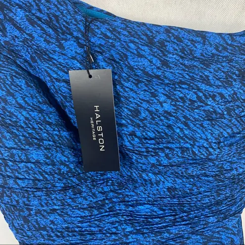 Halston Heritage Halston Ruched one shoulder dress