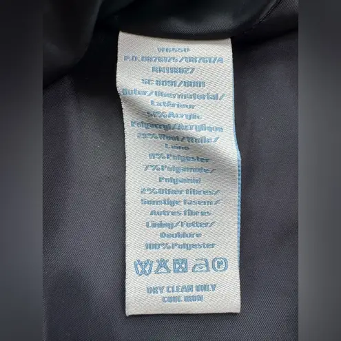 Boden USA Boden Wool Blend Tweed Pencil Skirt Black/Blue Size 10