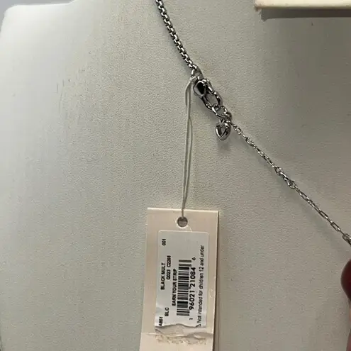 Kate Spade New York Earn Your Stripes Zebra Pendant Necklace Black Multi Silver