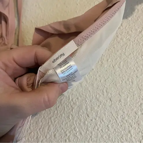 Eberjay MNWT Eberjey Womens Pink Grayson So Solid Ruffle Straps One Piece Swimsuit