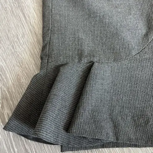 Rafaella Pencil Skirt Size 10 Pinstripe Gray Office Business Wear