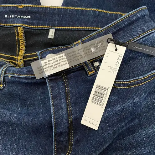 Elie Tahari Women’s Azella Straight Leg Jean in Night Sky Size 30 NWT