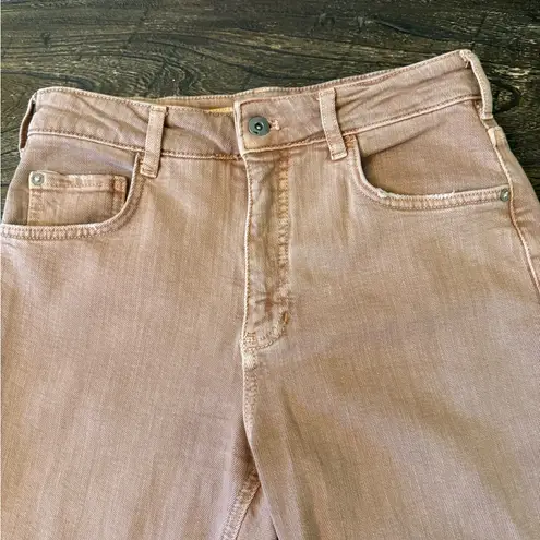 Anthropologie Pilcro The Vintage Straight Jeans Rust Size 27P Orange