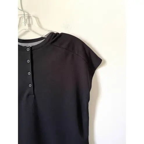 Adidas  Essential Crew Athletic Performance Polo Shirt Black Size Small NEW