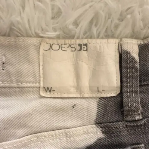 joe's jeans Joe’s Jeans Tie Dye Grey & White Jean Shorts Womens 25 Cowboy Coastal Western