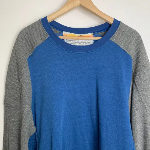 Aviator Nation Blue Crewneck Blue Grey Sweatshirt XXL