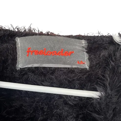 Freeloader , eyelash knit, asymmetrical cardigan/wrap sweater