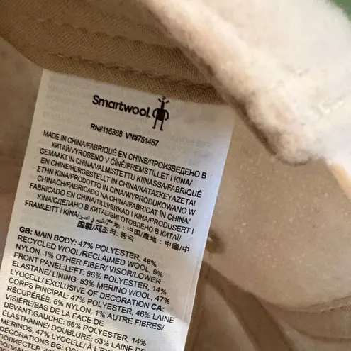 Smartwool NWT, Patchwork Ball Cap in Almond