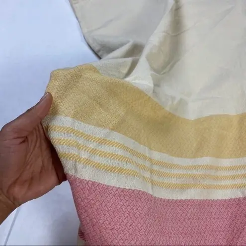 Tribe Alive Handmade Fringe Striped Poncho