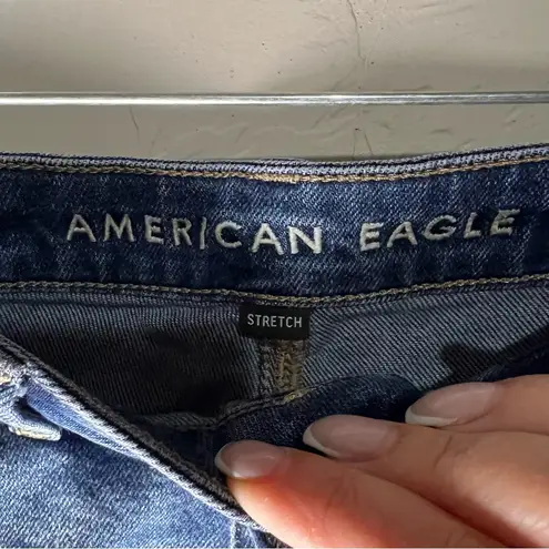 American Eagle AEO Mom Distressed High Rise Denim Jeans
