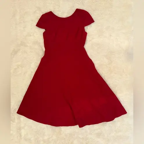 Dress the Population NWOT LIVIA GARNET RED FIT & FLARE DRESS sz XXL