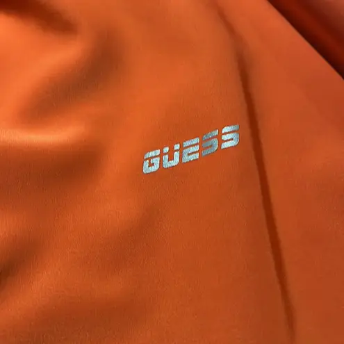 NWOT Guess Scuba Fitness hoodie with dropped sleeves NO BELT Red Size XL