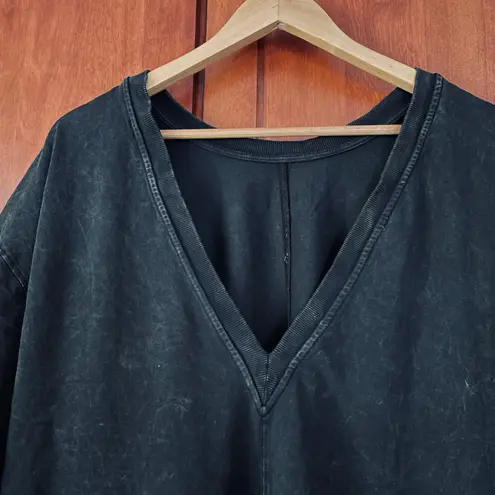 Free People  Movement Hot Shot Tee Romper Black Size Medium - Image 7