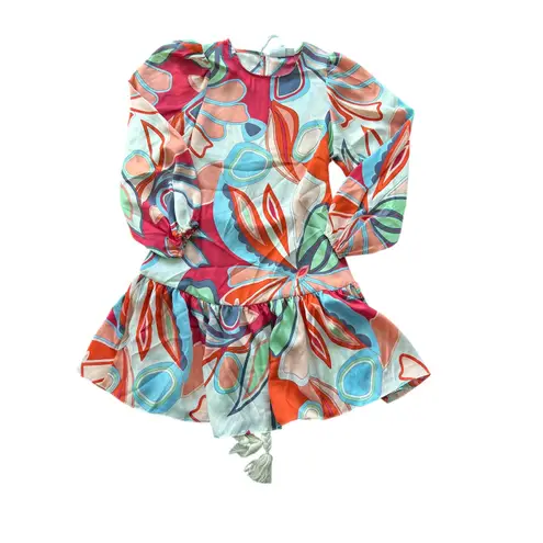 Alexis For Target Dress Mixed Floral Long Sleeve Rope
Belt Tiered NWT XS