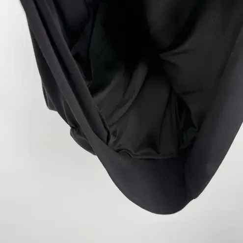 Taboo 90s Y2k Black Ruched Lace One Shoulder Vintage Mini Formal Dress XL