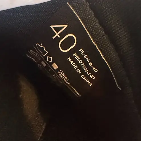 Peloton Bike Cycling Shoes Clip-In Hook & Loop Active Athletic Size 40 Women's 9