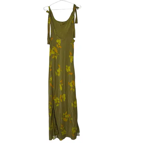 SOLEIL SOLEIL INES DRESS TULIP HAZEL SILK Green