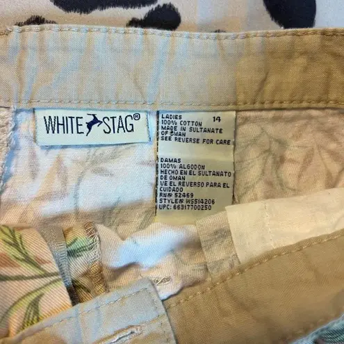 White Stag πΊ Vintage 90s Floral Bermuda Shorts β Vintage Size 14