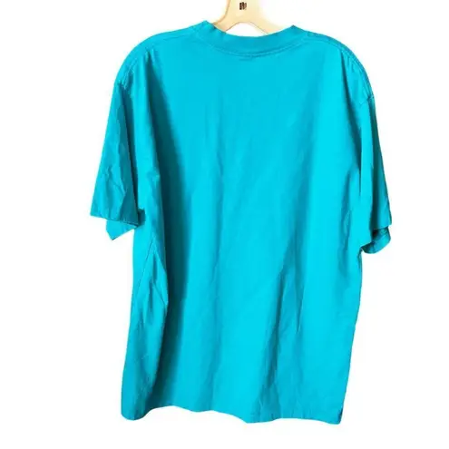 Vintage Kedsco made in USA 100% cotton size XL tee shirt. Blue