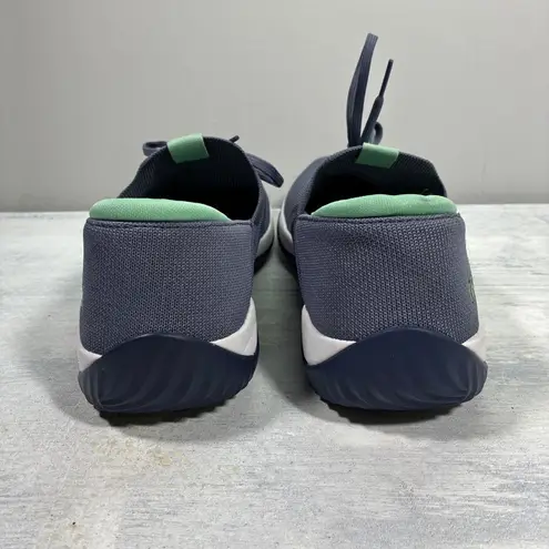 Ryka Echo Knit Fit Women's 11 Athletic Shoes Navy Green Slip On Comfort Sneakers