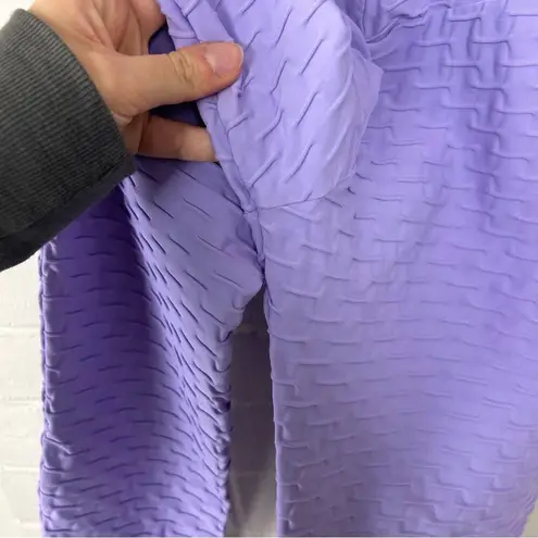 Booty By Brabants Lilac Croco Skin High Rise Leggings OS