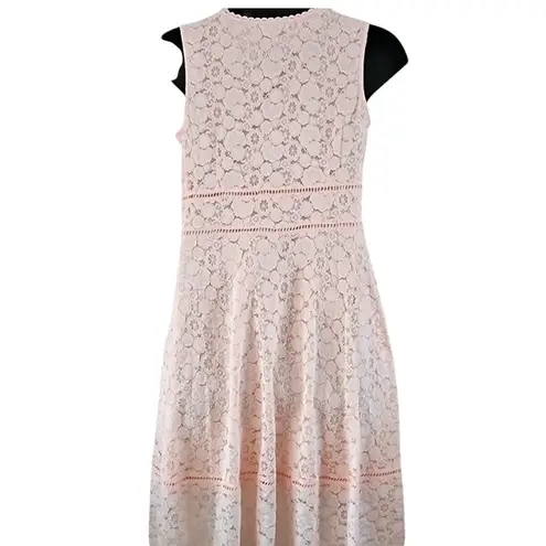 Isaac Mizrahi Live Women’s Pink Lace Sleeveless Dress Size Medium NWOT