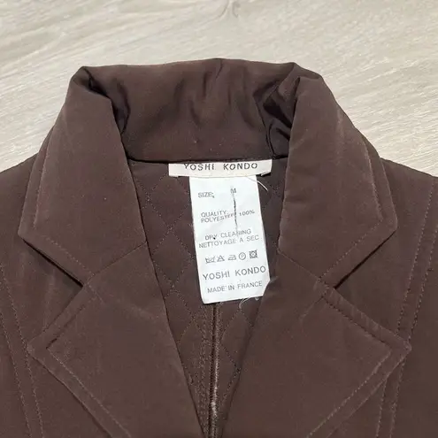 Designer Yoshi Kondo Two Piece Vest and Skirt Women’s Size Medium Brown