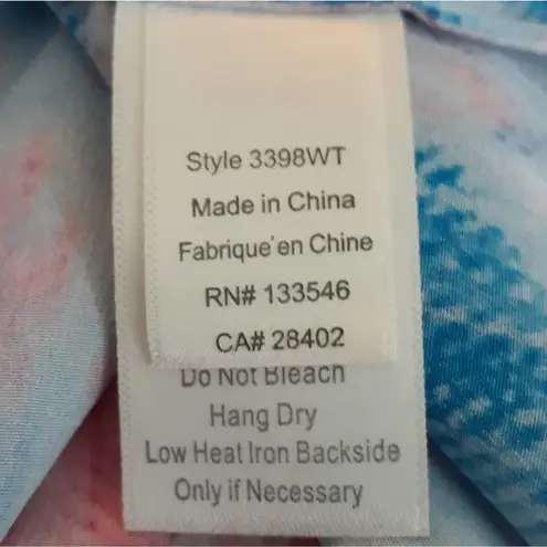 Ecru Sleeveless Multicolor Silk Keyhole Camisole S