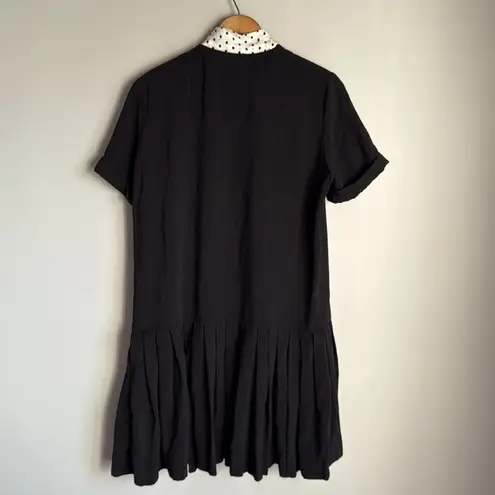 Sandro SHORT DRESS WITH POLKA DOT TIE