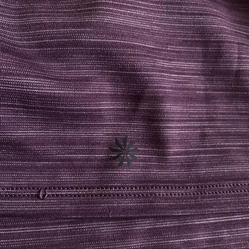 Athleta  Conscious Crop in Powervita purple crop top‎ high neck