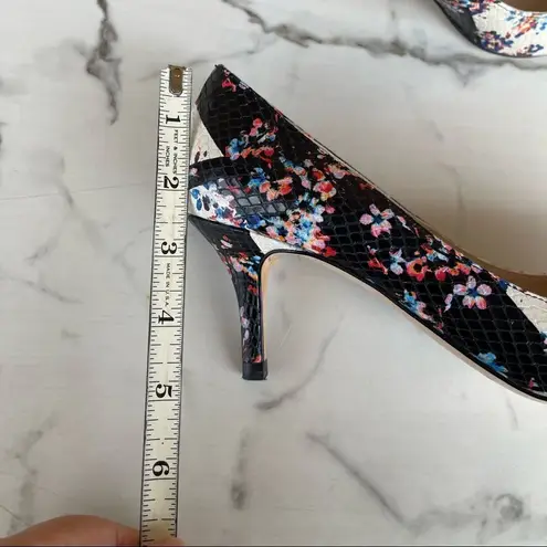 LK Bennett  Floral Snake Heels size 39