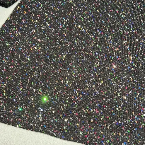 St. John Caviar Multi Mini Black Sequins Dress Size 6 D41