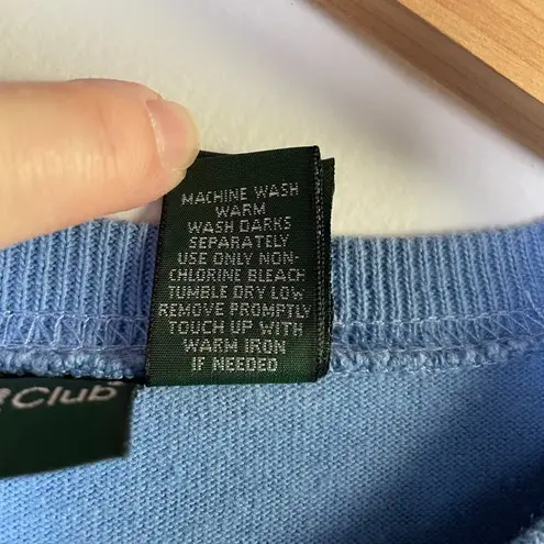 Hunt Club Vintage 90s Short Sleeve Thick Shhort Sleeve HC Blue - Size Small