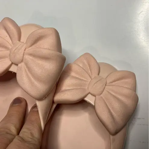 Melissa bow jelly flats pink size 10