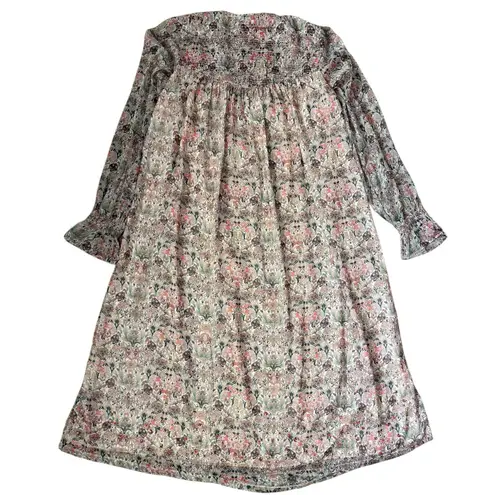 Zadig & Voltaire Zadig & Voltaire Raya Mousseline Mini Kale Dress Multicolor Size Medium