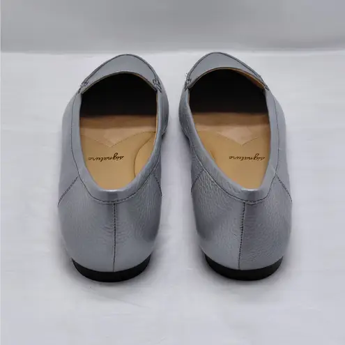 Trotters Ember Womens Loafers 11N Grey Metallic Flats Comfort Minimalist Shoes Gray Size 11