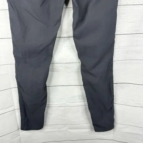 prAna Womens size 6 Jenna Moto Black Nylon Skinny Leg Pants W43170317