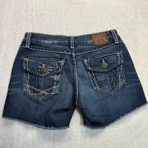 BKE Blue Jean Shorts Cut-Off Style with Rolled Cuffs