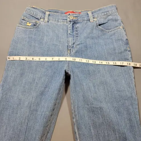 Gloria Vanderbilt  Blue Jeans Capri Stretch Classic Straight Women Size 10 Petite