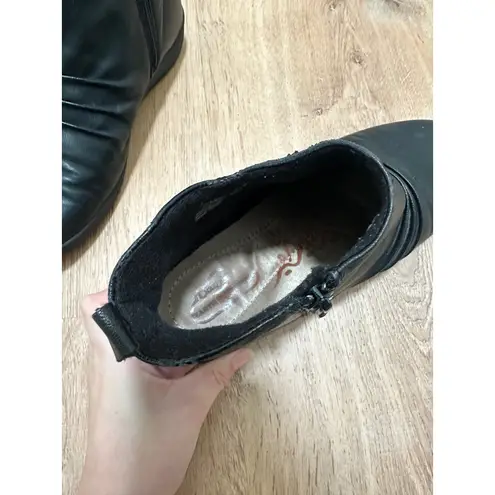 Easy Spirit EARTH SPIRIT | Women's Cloud Ease Black Ankle Boots