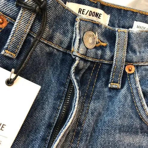 RE/DONE Womens Jeans 90s Straight Indigo Stone Wash Zip Fly 25 - Image 3