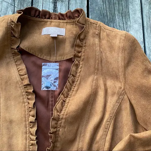 NWT Brown Suede Jacket Size XS